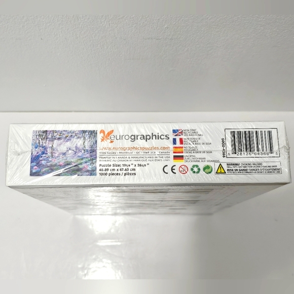 Eurographics Claude Monet Water Lillies 1000-Piece Jigsaw Puzzle - Picture 6 of 9